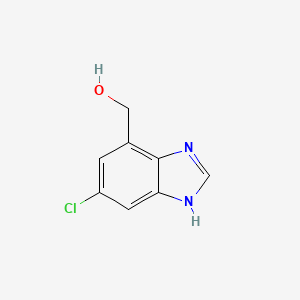 (6-chloro-3H-1,3-benzodiazol-4-yl)methanol