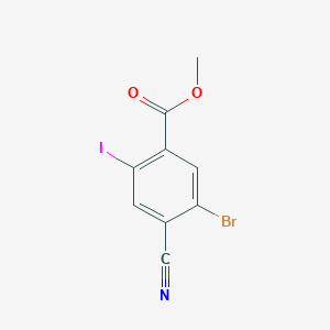 Methyl 5-bromo-4-cyano-2-iodobenzoate