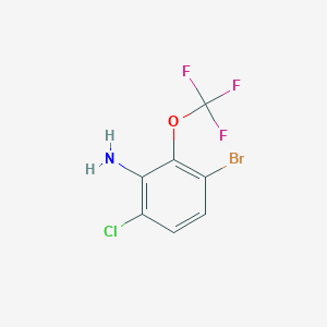 3-Bromo-6-chloro-2-(trifluoromethoxy)aniline