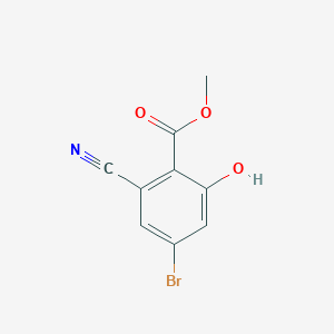 Methyl 4-bromo-2-cyano-6-hydroxybenzoate
