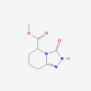 methyl 3-oxo-2H,3H,5H,6H,7H,8H-[1,2,4]triazolo[4,3-a]pyridine-5-carboxylate