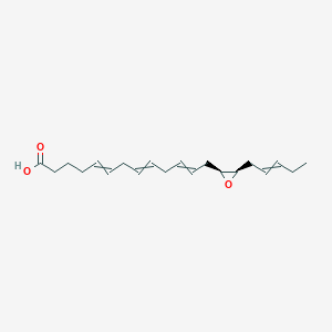 molecular formula C20H30O3 B14096408 13-[(2S,3R)-3-pent-2-enyloxiran-2-yl]trideca-5,8,11-trienoic acid 