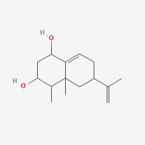 6-isopropenyl-4,4a-dimethyl-2,3,4,5,6,7-hexahydro-1H-naphthalene-1,3-diol