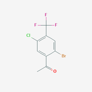 2'-Bromo-5'-chloro-4'-(trifluoromethyl)acetophenone