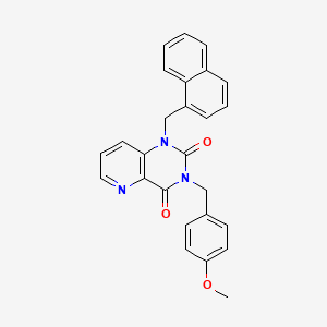 3-(4-methoxybenzyl)-1-(naphthalen-1-ylmethyl)pyrido[3,2-d]pyrimidine-2,4(1H,3H)-dione