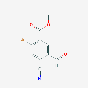 Methyl 2-bromo-4-cyano-5-formylbenzoate