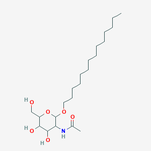 N-[(2R,3R,4R,5S,6R)-4,5-Dihydroxy-6-(hydroxymethyl)-2-(tetradecyloxy)oxan-3-YL]acetamide