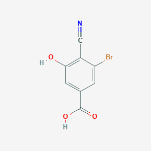 3-Bromo-4-cyano-5-hydroxybenzoic acid