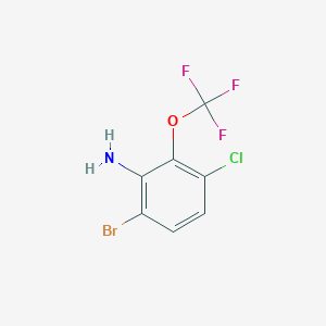 6-Bromo-3-chloro-2-(trifluoromethoxy)aniline