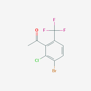 3'-Bromo-2'-chloro-6'-(trifluoromethyl)acetophenone