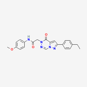 2-(2-(4-ethylphenyl)-4-oxopyrazolo[1,5-d][1,2,4]triazin-5(4H)-yl)-N-(4-methoxyphenyl)acetamide