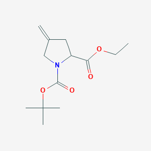 1-O-tert-butyl 2-O-ethyl 4-methylidenepyrrolidine-1,2-dicarboxylate