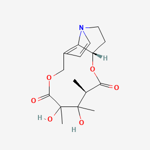 (1S,4R)-5,6-dihydroxy-4,5,6-trimethyl-2,8-dioxa-13-azatricyclo[8.5.1.013,16]hexadeca-10(16),11-diene-3,7-dione