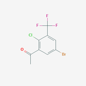 5'-Bromo-2'-chloro-3'-(trifluoromethyl)acetophenone