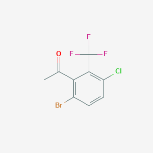 6'-Bromo-3'-chloro-2'-(trifluoromethyl)acetophenone