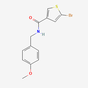 5-bromo-N-(4-methoxybenzyl)thiophene-3-carboxamide