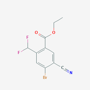 Ethyl 4-bromo-5-cyano-2-(difluoromethyl)benzoate