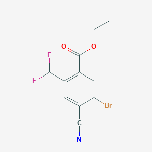 Ethyl 5-bromo-4-cyano-2-(difluoromethyl)benzoate