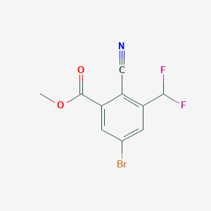 Methyl 5-bromo-2-cyano-3-(difluoromethyl)benzoate