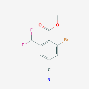 Methyl 2-bromo-4-cyano-6-(difluoromethyl)benzoate