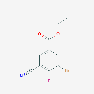 Ethyl 3-bromo-5-cyano-4-fluorobenzoate