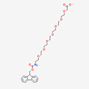 molecular formula C31H42NO11- B14097100 1-(9H-Fluoren-9-yl)-3-oxo-2,7,10,13,16,19,22,25-octaoxa-4-azaheptacosan-27-oate 