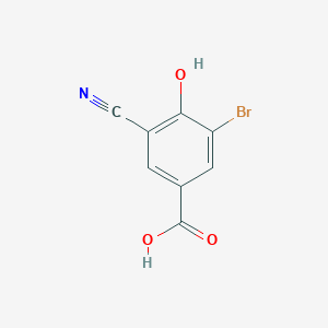 3-Bromo-5-cyano-4-hydroxybenzoic acid