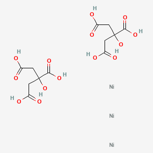 2-Hydroxypropane-1,2,3-tricarboxylic acid;nickel