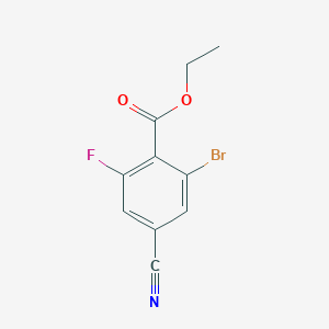 Ethyl 2-bromo-4-cyano-6-fluorobenzoate
