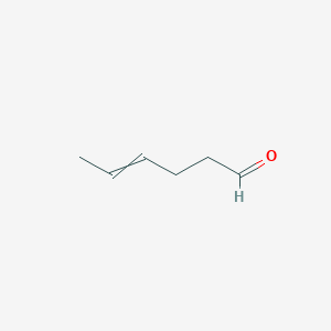 molecular formula C6H10O B14097190 Hex-4-enal 