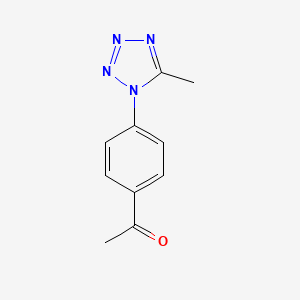 1-[4-(5-Methyl-1,2,3,4-tetrazol-1-yl)phenyl]ethanone