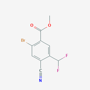 Methyl 2-bromo-4-cyano-5-(difluoromethyl)benzoate