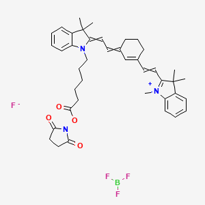 molecular formula C41H48BF4N3O4 B14097242 Cyanine7 NHS ester 