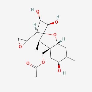 [(1S,2R,4S,7R,9R,10R,11S)-4,10,11-trihydroxy-1,5-dimethylspiro[8-oxatricyclo[7.2.1.02,7]dodec-5-ene-12,2'-oxirane]-2-yl]methyl acetate