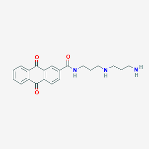 B140973 N-(3-((3-Aminopropyl)amino)propyl)-9,10-dihydro-9,10-dioxo-2-anthracenecarboxamide CAS No. 152718-88-2