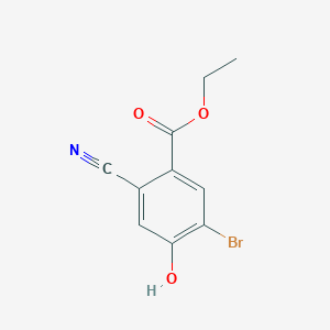 Ethyl 5-bromo-2-cyano-4-hydroxybenzoate