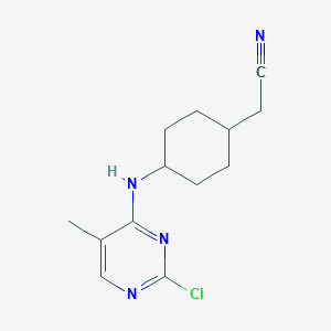 2-((1r,4r)-4-((2-Chloro-5-methylpyrimidin-4-yl)amino)cyclohexyl)acetonitrile