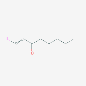 molecular formula C8H13IO B14097369 1-Iodooct-1-en-3-one CAS No. 42541-97-9