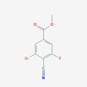 Methyl 3-bromo-4-cyano-5-fluorobenzoate
