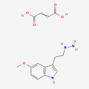 (2E)-but-2-enedioic acid; 3-(2-hydrazinylethyl)-5-methoxy-1H-indole