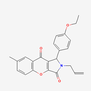 1-(4-Ethoxyphenyl)-7-methyl-2-(prop-2-en-1-yl)-1,2-dihydrochromeno[2,3-c]pyrrole-3,9-dione