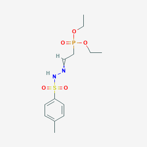 molecular formula C13H21N2O5PS B14097536 Diethoxyphosphorylacetaldehyde tosylhydrazone 