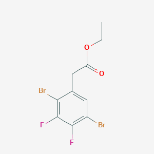 Ethyl 2,5-dibromo-3,4-difluorophenylacetate