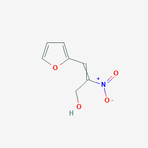 molecular formula C7H7NO4 B14097682 3-(Furan-2-yl)-2-nitroprop-2-en-1-ol CAS No. 905564-20-7