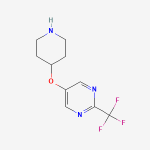 5-(Piperidin-4-yloxy)-2-(trifluoromethyl)pyrimidine