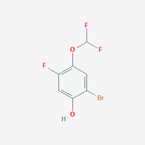 2-Bromo-4-difluoromethoxy-5-fluorophenol