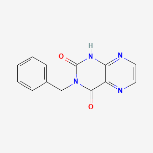 molecular formula C13H10N4O2 B14097756 3-benzylpteridine-2,4(1H,3H)-dione 