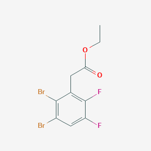 Ethyl 2,3-dibromo-5,6-difluorophenylacetate