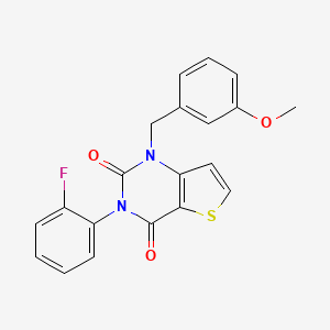 3-(2-fluorophenyl)-1-(3-methoxybenzyl)thieno[3,2-d]pyrimidine-2,4(1H,3H)-dione