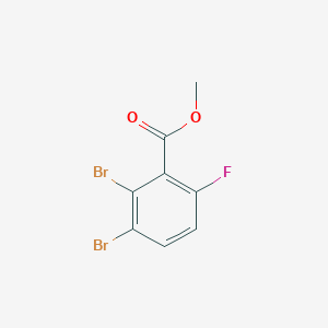 molecular formula C8H5Br2FO2 B1409782 2,3-二溴-6-氟苯甲酸甲酯 CAS No. 1807032-88-7